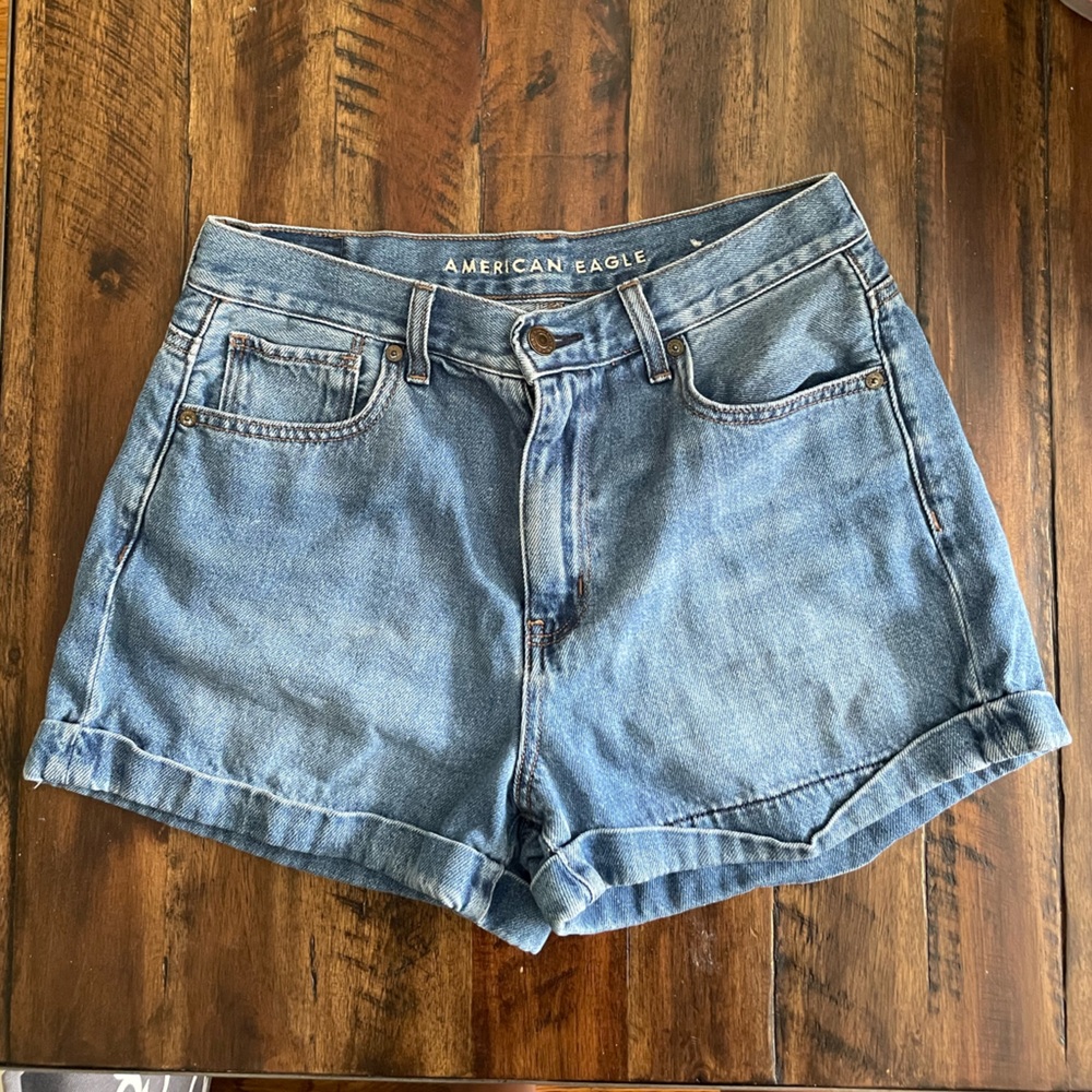 american eagle mom shorts size 8